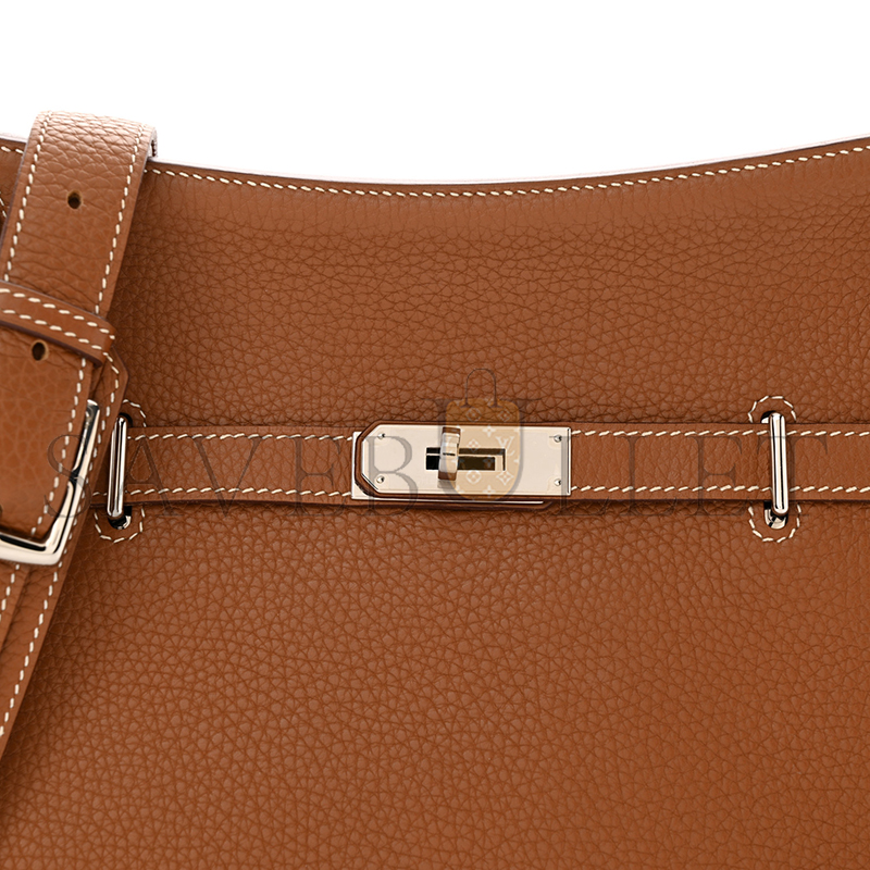 HERMÈS GOLD CLÉMENCE JYPSIÈRE 28 (28*22*12cm) 